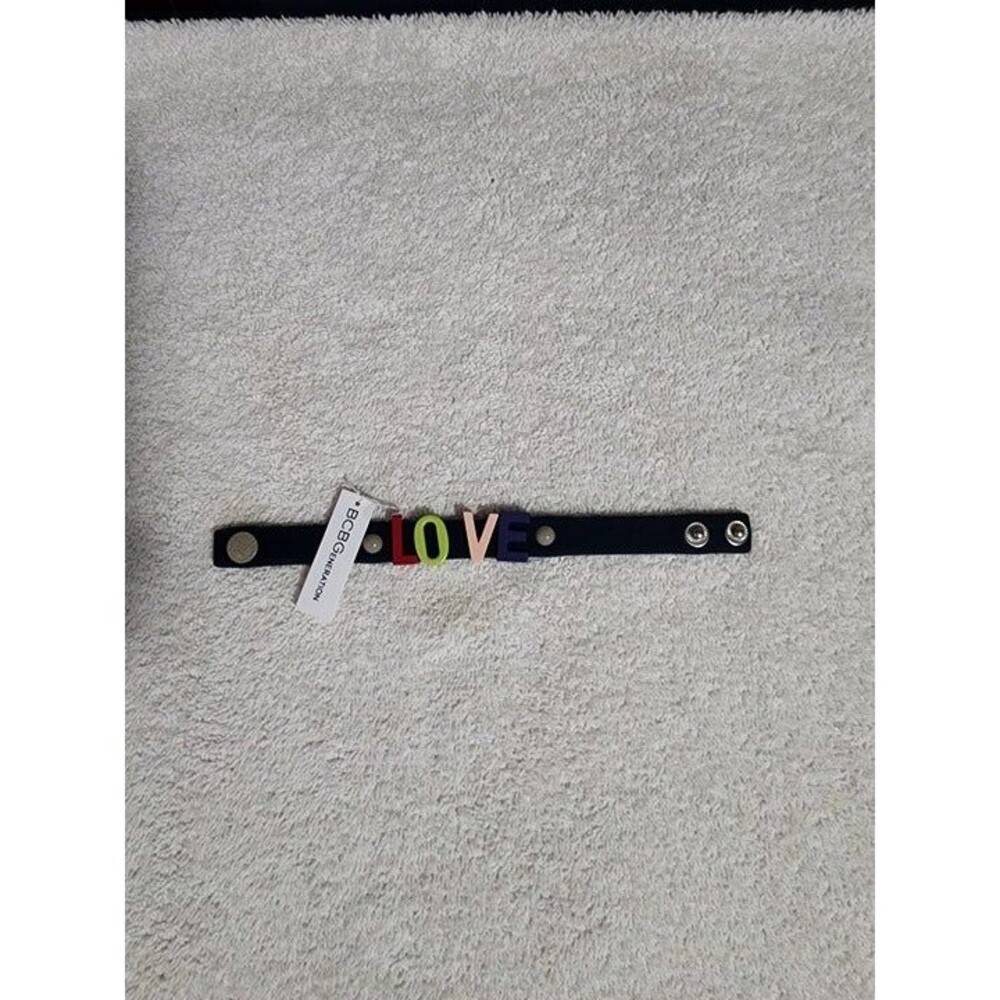 BCBGeneration Love Letters Rubber bracelet NEW